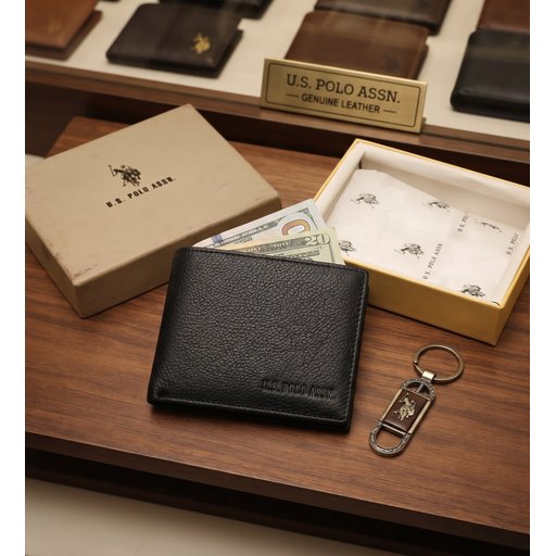 محفظة رجالية جلد طبيعي wallet Men's genuine leather