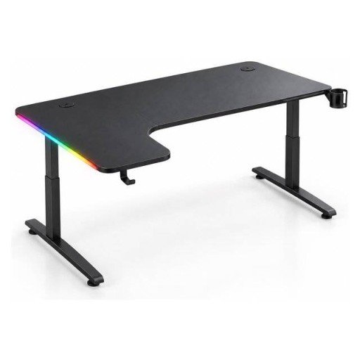 Stinger L-2L مكتب ألعاب 160 سم – أسود Stinger L-2L 160x60x73mm Gaming Desk (Black)