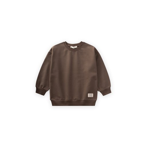 سويتشيرت أطفال قطني دافئ - بني (2-12 سنة) Kids' Warm Cotton Sweatshirt - Brown (2-12 Years)