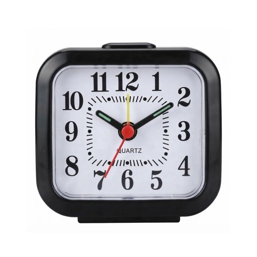 منبه Rest.aer اسود بتصميم أنيق وعملي Rest.aer black alarm clock with a stylish and practical design