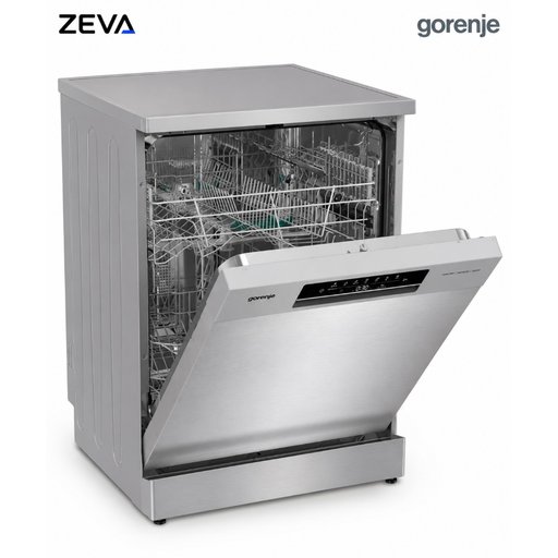 غسالة صحون جورنج مستقلة بسعة 14 طقم مع محرك Inverter PowerDrive وتقنية TotalDry Gorenje 14-Place Freestanding Dishwasher with Inverter PowerDrive & TotalDry