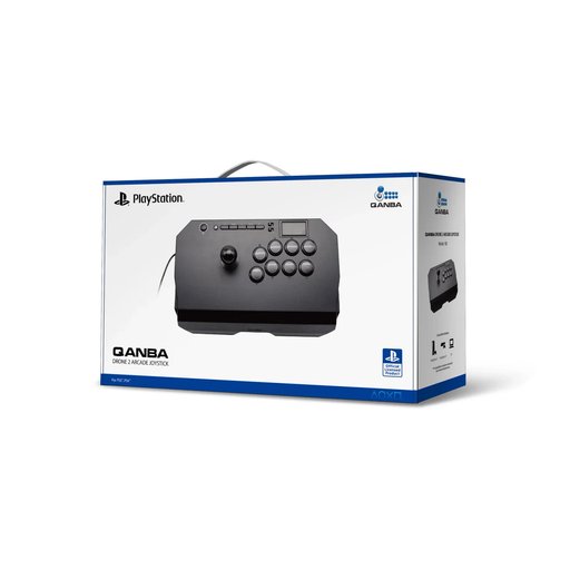أركيد فايت ستيك احترافي كانبا درون 2 الرسمي لبلايستيشن 5 Qanba Drone 2 PS5 Arcade Fight Stick