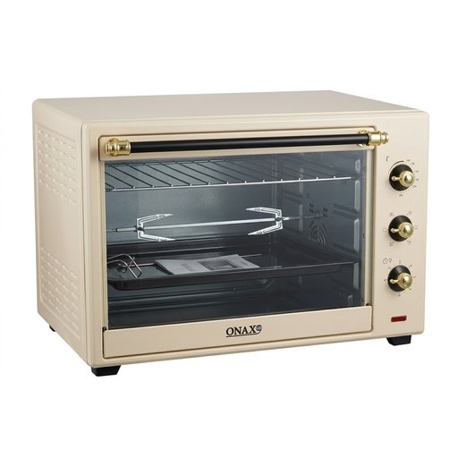 فرن كهربائي أونكس أسود (ONAX) سعة 50 لتر , 2000 واط موديل DB-50L  Onax Black Electric Oven (ONAX) 50L, 2000W, Model DB-50L