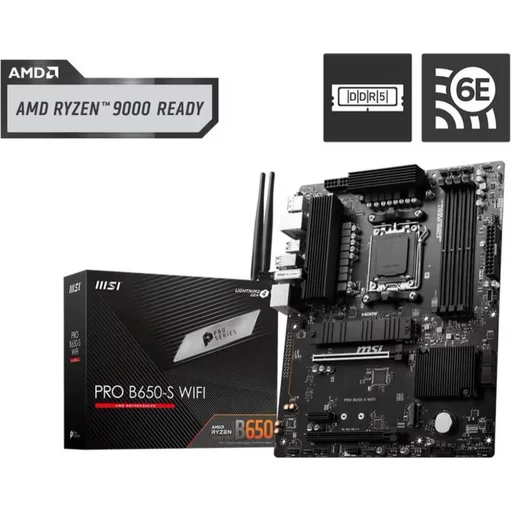 لوحة أم إم إس إي برو B650-S واي فاي MSI PRO B650-S WIFI AM5 ATX Motherboard