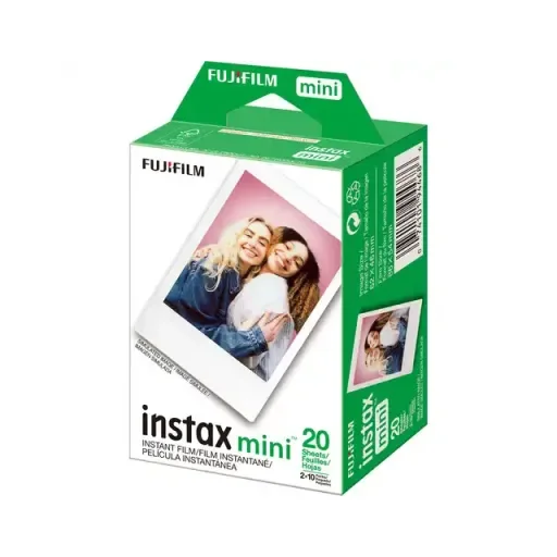 فوجي فيلم - فيلم إنستاكس ميني (عبوتان / 20 لقطة) Fujifilm INSTAX Mini Film (2 Packs / 20 Shots)