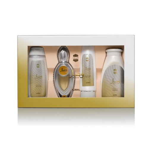 طقم عطر أجمل وصال للنساء أو دي بارفيوم Ajmal Wisal For Women Gift Set Eau De Parfum