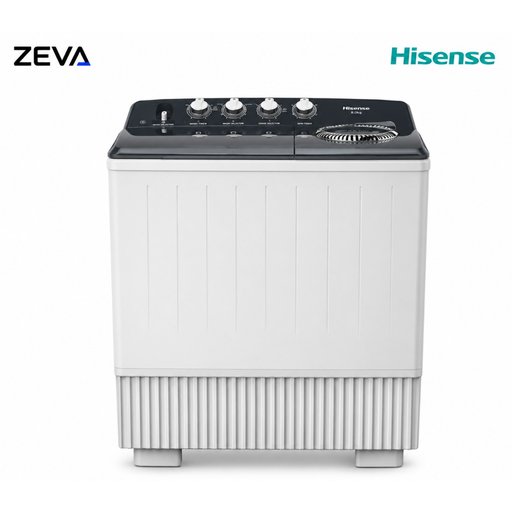 غسالة هايسنس حوضين 14 كيلو مع نشافة 7.5 كيلو و3 برامج غسيل Hisense 14kg Twin Tub Washing Machine with 7.5kg Spin Dryer and 3 Wash Programs