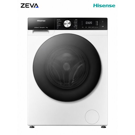 غسالة هايسنس 10.5 كغم بفتحة أمامية مع محرك Inverter والتحكم عبر Wi-Fi Hisense 10.5kg Front Load Washing Machine with Inverter Motor and Wi-Fi Control