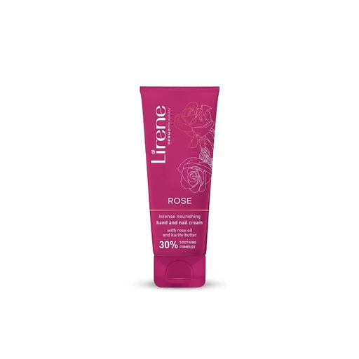 كريم ليرين روز المغذي والمكثف لليدين والأظافر Lirene Rose – Intense Nourishing Hand and Nail Cream   75ml