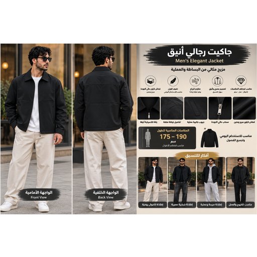 جاكيت رجالي AG-701 AG-701 Men's Jacket