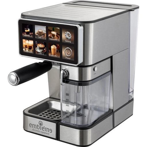 محضرة قهوة امبليوم + ملحق حليب Amplium Coffee Maker with Milk Frother Attachment