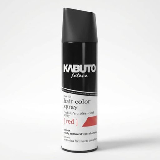 بخاخ صبغ الشعر كابوتو Kabuto بحجم 150ml – أحمر Kabuto Hair color Spray - 150ml - Red