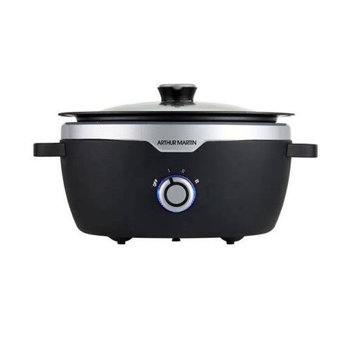 قدر طهي بطيء كهربائي آرثر مارتن 3.5 لتر – أسود Arthur Martin 3.5L Electric Slow Cooker – AMP166