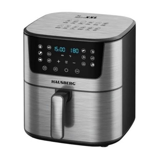 قلاية هوائية هاوسبيرغ Hausberg بسعة 7.5L – ستانلس ستيل Hausberg HB-2363IN Air Fryer - 7.5L - Stainless Steel