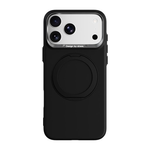 كفر آيفون 18 برو ماكس مع ماك سيف ومسند دوّار iPhone 18 Pro Max ABEEL MagSafe 360° Rotating Case