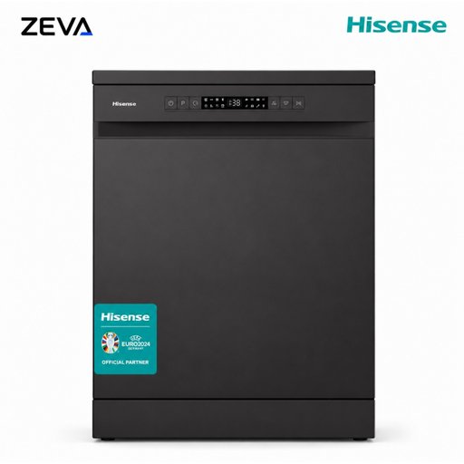غسالة صحون هايسنس 15 طقم مع 8 برامج غسيل وتقنية التجفيف بالمروحة Hisense 15-Place Dishwasher with 8 Wash Programs and Fan Drying