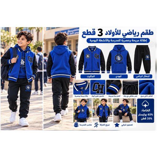 طقم ملابس داخلية حرارية للأطفال والمراهقين 912540 Kids' and Teens' Thermal Underwear Set 912540