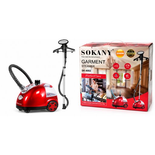 مكواة بخار عمودية للملابس سوكاني 2000 واط موديل SK-4002 SOKANY Garment Steamer 2000W SK-4002