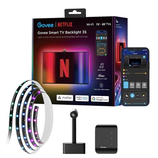 إضاءة تلفزيون ذكية جوفي 3S نيتفلكس (75-85 بوصة) Govee Smart TV Backlight 3S Netflix (75-85 inch)