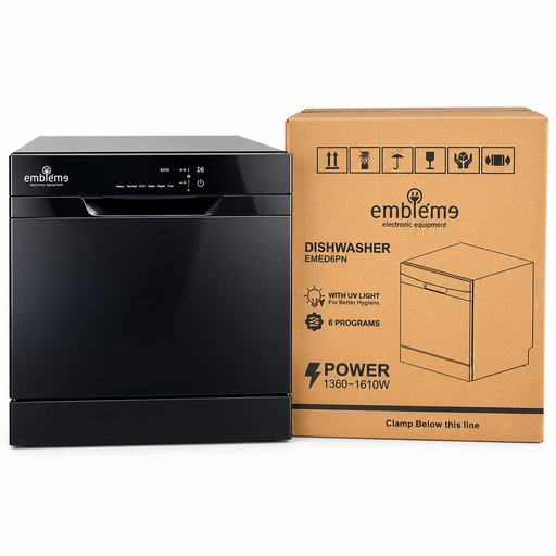 غسالة صحون إمبليوم سطح الطاولة سعة 8 أماكن EMBLEME  Countertop Dishwasher  8 Place Settings