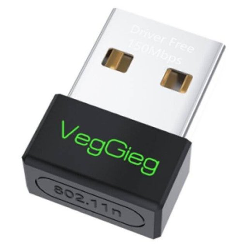 واي فاي VegGieg V‑K150M 150Mbps VegGieg V‑K150M 150Mbps Wireless Nano USB Adapter