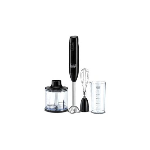 خلاط يدوي 3 في 1 بلاك اند ديكر HB600-B5 BLACK+DECKER HB600-B5 3-in-1 Hand Blender