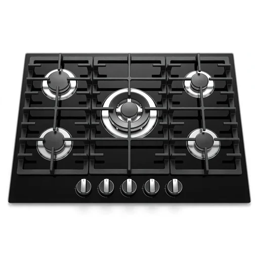 طباخ بلتن اورنج 60*90 اسود 5 مشاعل Balten Orange 60×90 cm Black Gas Cooker – 5 Burners