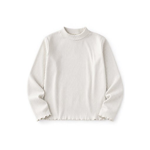 تي شيرت مضلع موسمي للأطفال 2-8 سنوات - بيج فاتح Seasonal Ribbed T-Shirt for Kids 2-8 Years - Light Beige