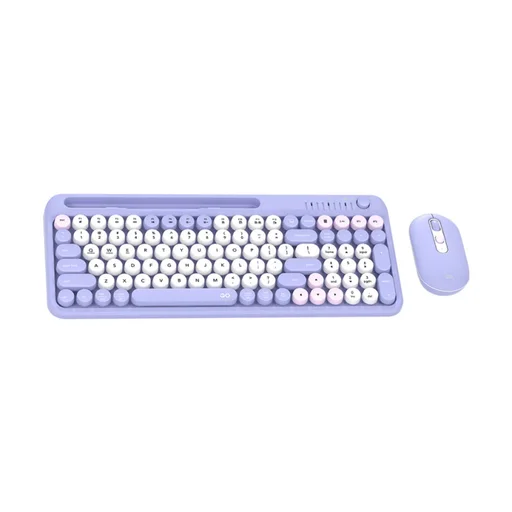 ماوس + كيبورد كيمنك فانتك combo wk899 بنفسجي fantech combo wk899 purple