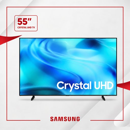 تلفزيون سامسونج الذكي 55 بوصة U8000H كريستال UHD بدقة 4K – موديل 2026 Samsung