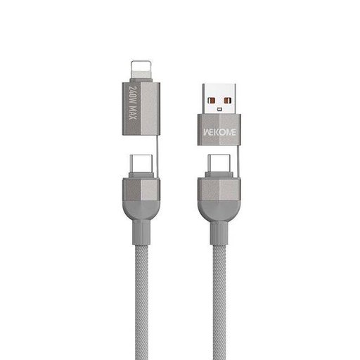 كيبل ويكوم WDC-48 مغناطيسي متعدد الاستخدامات 4 في 1 بقدرة 240 واط Wekome WDC-48 4-in-1 Cable