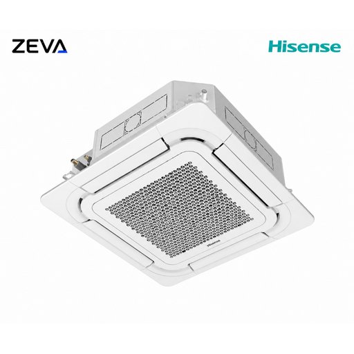 سبلت هايسنس كاسيت سقفي سعة 4 طن مع تقنية Inverter والتحكم الرقمي بشاشة عرض Hisense 4 Ton Ceiling Cassette Air Conditioner with Inverter Technology and Digital Control