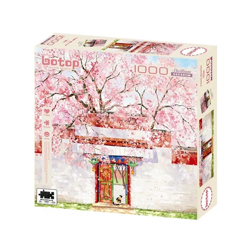 لعبة أحجية بازل بوتوب مكونة من 1000 قطعة - زهر الخوخ Botop Puzzle 1000 pcs Peach Blossom