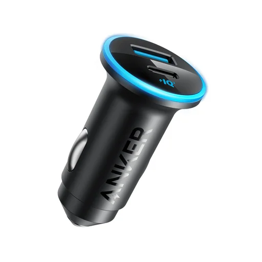انكر - شاحن سيارة 323 بقوة شحن 52.5 واط - اسود Anker 323 Car Charger 52.5W Black