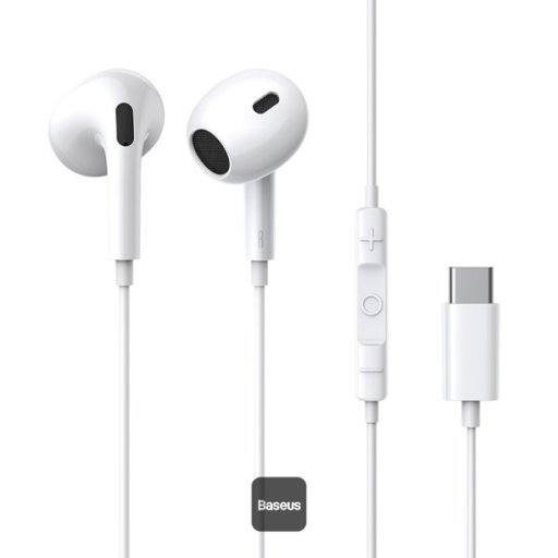 سماعات أذن سلكية Baseus Encok CZ17 من النوع C Baseus Encok CZ17 Type C Wired Earphones