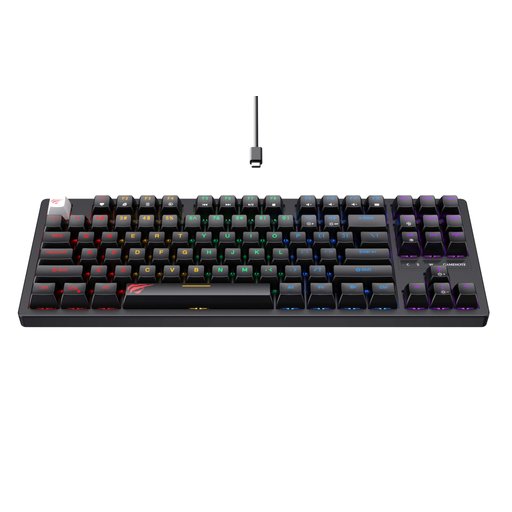 هافت KB892L لوحة مفاتيح الألعاب الميكانيكية أسود Havit KB892L mechanical Gaming keyboard Black
