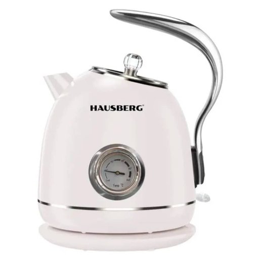 غلاية كهربائية هاوسبيرغ Hausberg بسعة 1.8L – أبيض Hausberg HB-3627AB Electric Kettle - 1.8L - White