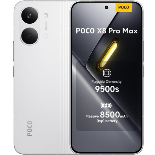 بوكو اكس 8 برو ماكس ذاكرة 512 رام 12 كيكا بايت يشغل 120 فريم بوبجي POCO X8 PRO MAX 512 12GB POCO X8 PRO MAX 512 12GB