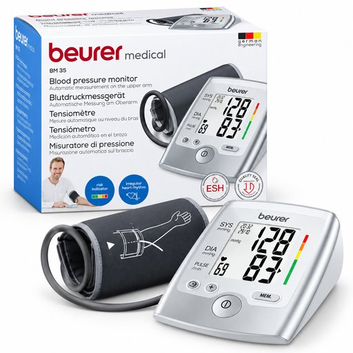 جهاز قياس ضغط الدم الإلكتروني من بيورير للذراع – BM 35 Beurer BM 35 Automatic Upper Arm Blood Pressure Monitor