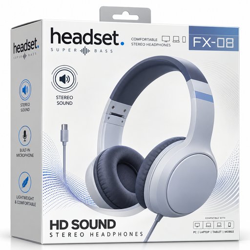 سماعة رأس سلكية تايب سي USB-C Wired Headphones