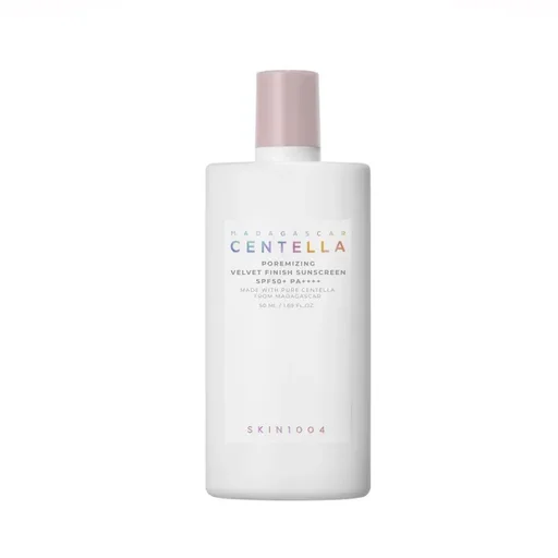 واقي الشمس المخملي المسامي من مدغشقر سنتيلا SKIN1004 MADAGASCAR CENTELLA Poremizing Velvet Finish Sunscreen spf50+