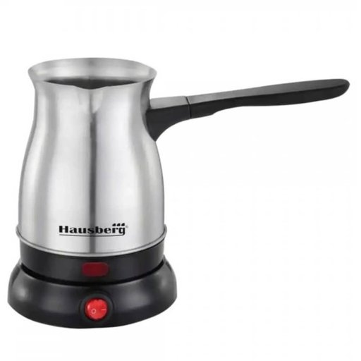 صانعة قهوة تركية كهربائية هاوسبيرج Hausberg بسعة 0.4L – ستانلس ستيل Hausberg HB-3815IN Electric Turkish Coffee Maker - 0.4L - Stainless Steel