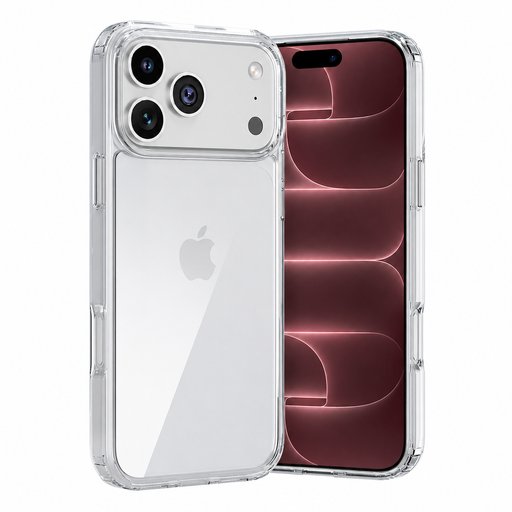 كفر آيفون 18 برو ماكس شفاف أكريليك كريستالي iPhone 18 Pro Max Crystal Acrylic Transparent Case