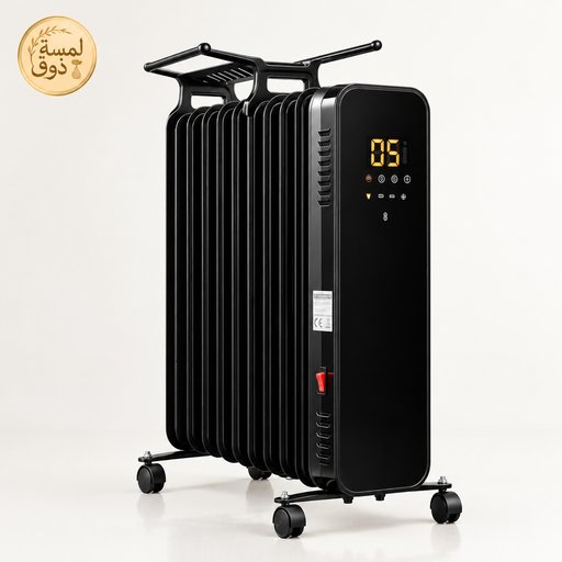 مدفأة زيتية كينود 13 ريشة مع منشر ملابس Kenwood 13-Fin Oil Heater with Clothes Drying Rack