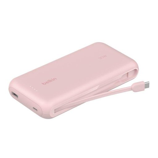 بوست جارج شاحن طوارئ بسعة ٢٠٬٠٠٠ مللي أمبير مع كابل يو إس بي-سي مدمج BoostCharge Power Bank 20K with Integrated USB-C Cable