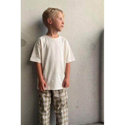 تي شيرت للأطفال 8-14 سنة - أبيض مائل للصفرة Kids' T-Shirt 8-14 Years - Off-White