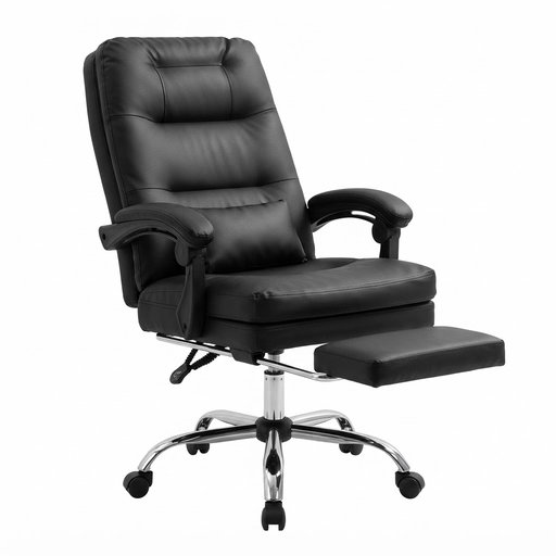 كرسي FUTURE WARRIOR إداري فاخر مع مسند أرجل FUTURE WARRIOR Luxury Executive Chair with Footrest