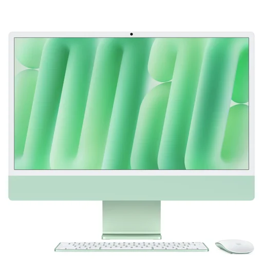 جهاز أبل آيماك 24 إنش M4 - سعة 256 جيجابايت / ذاكرة 16 جيجابايت Apple iMac 24-inch M4 - 256GB SSD / 16GB RAM