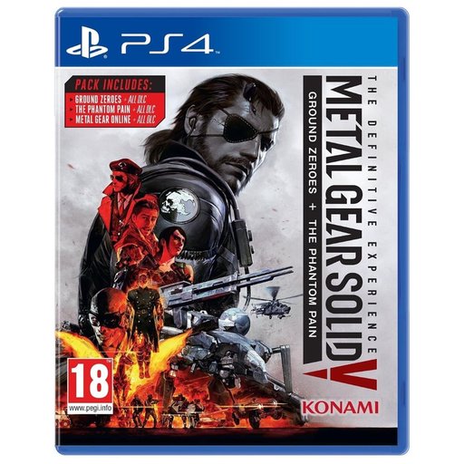 ميتال جير سوليد 5: التجربة الكاملة بلايستيشن 4 Metal Gear Solid V: The Definitive Experience – PlayStation 4