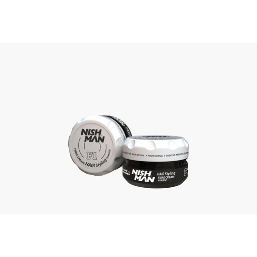 نيشمان كريم الألياف لتصفيف الشعر Nish Man Hair Styling Fibre Cream Pomade F1